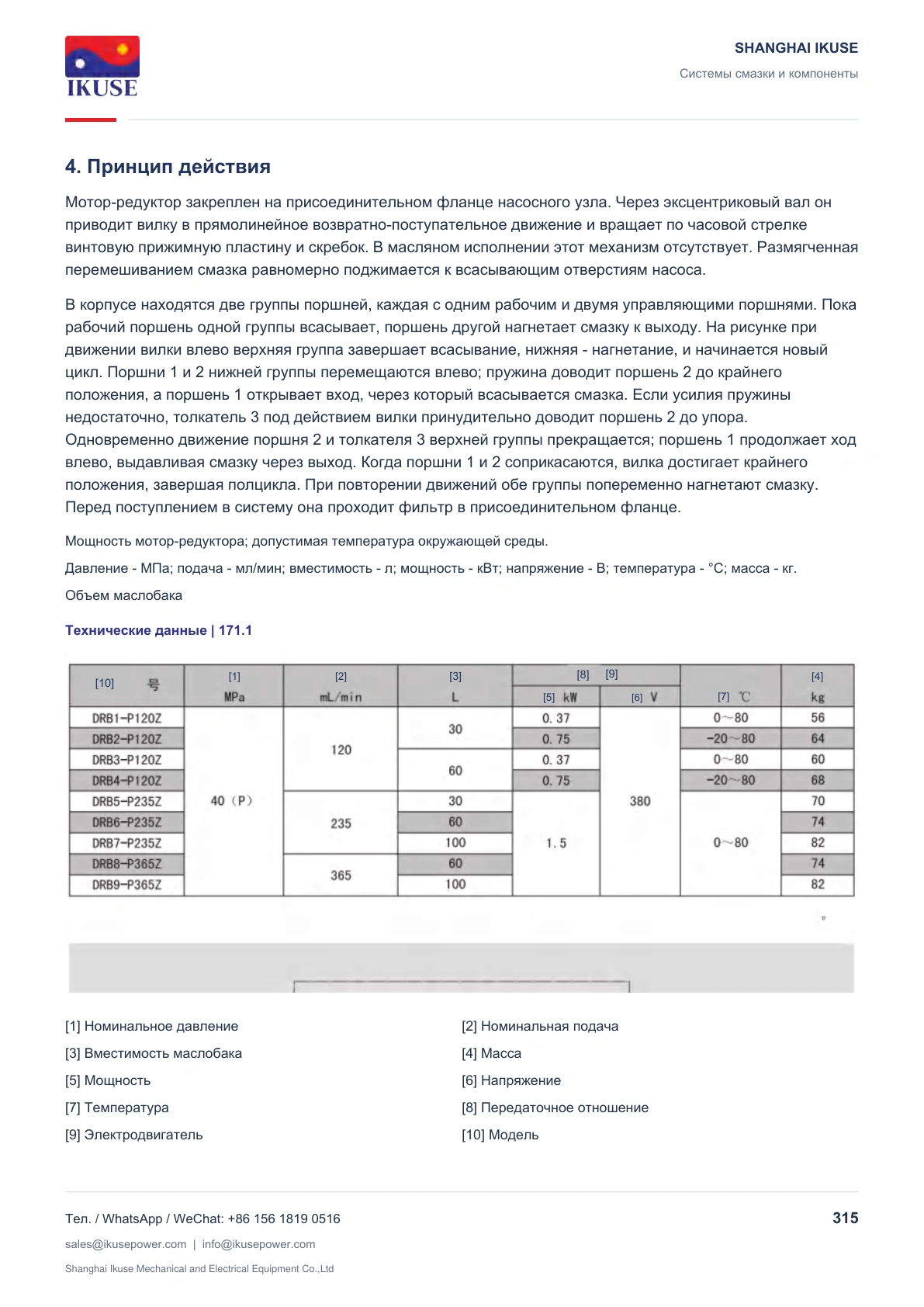 IKUSE Смазочные насосы и передвижные агрегаты DRB-P, фото 3