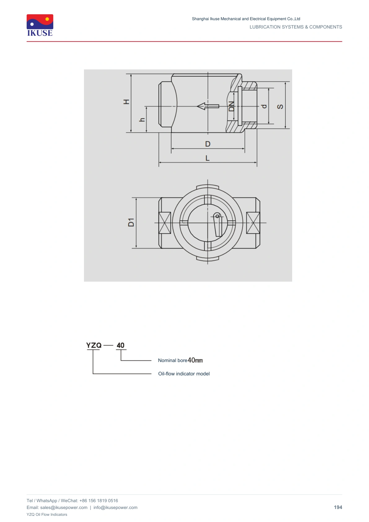 IKUSE YZQ Oil Flow Indicators image 4