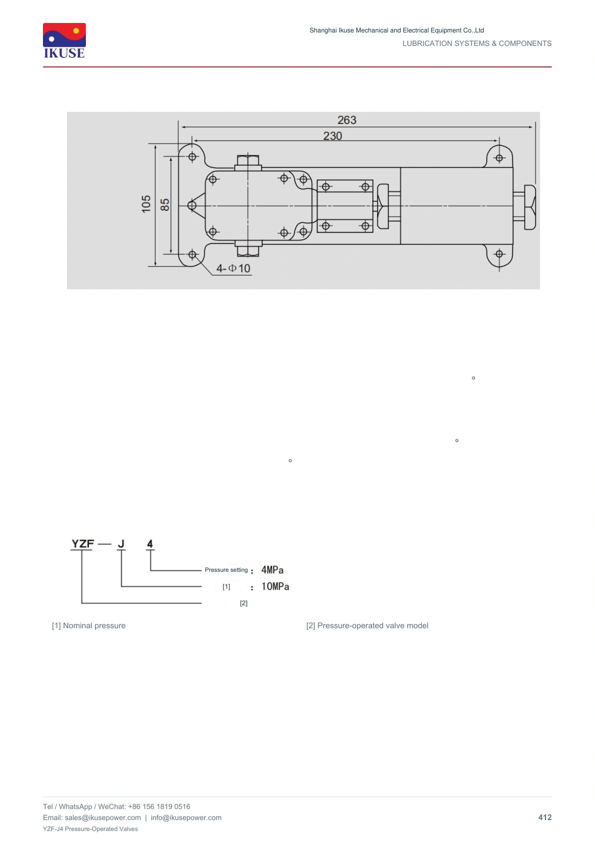 IKUSE YZF-J4 Pressure-Operated Valves image 3