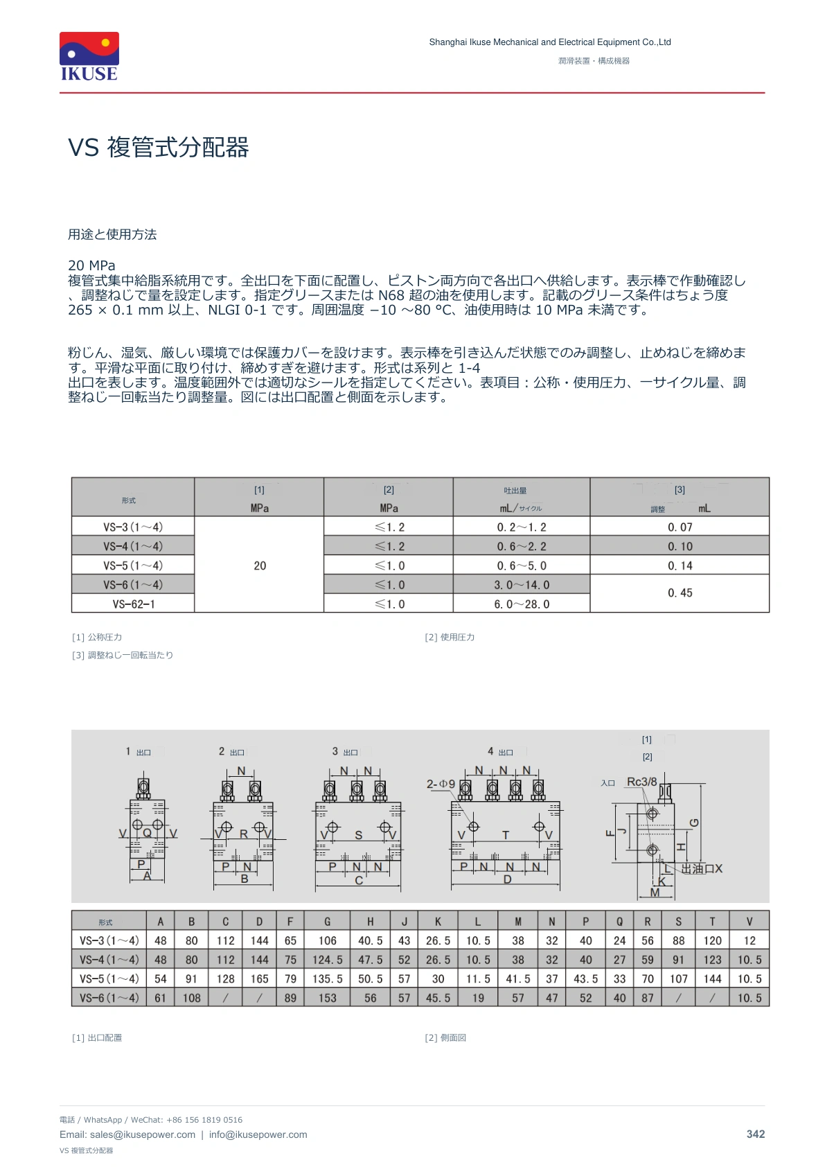 IKUSE VS 複管式分配器画像2