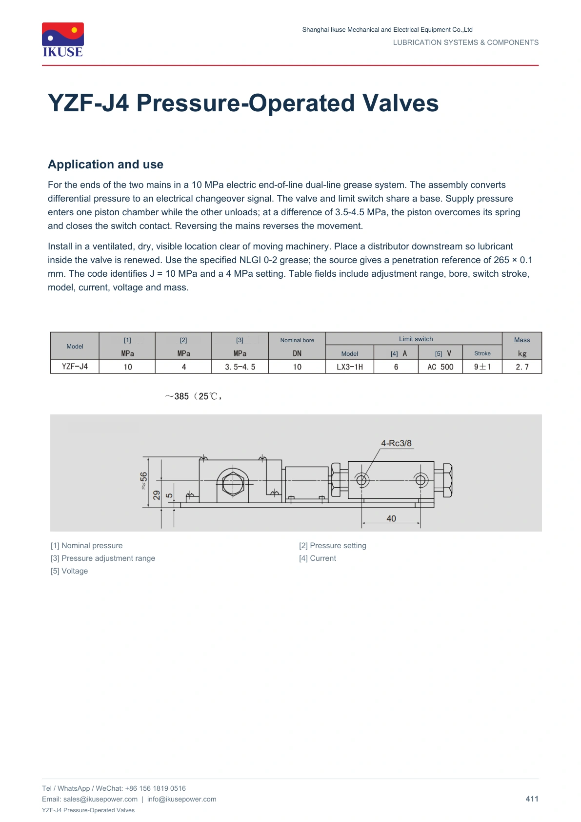 IKUSE YZF-J4 Pressure-Operated Valves image 2