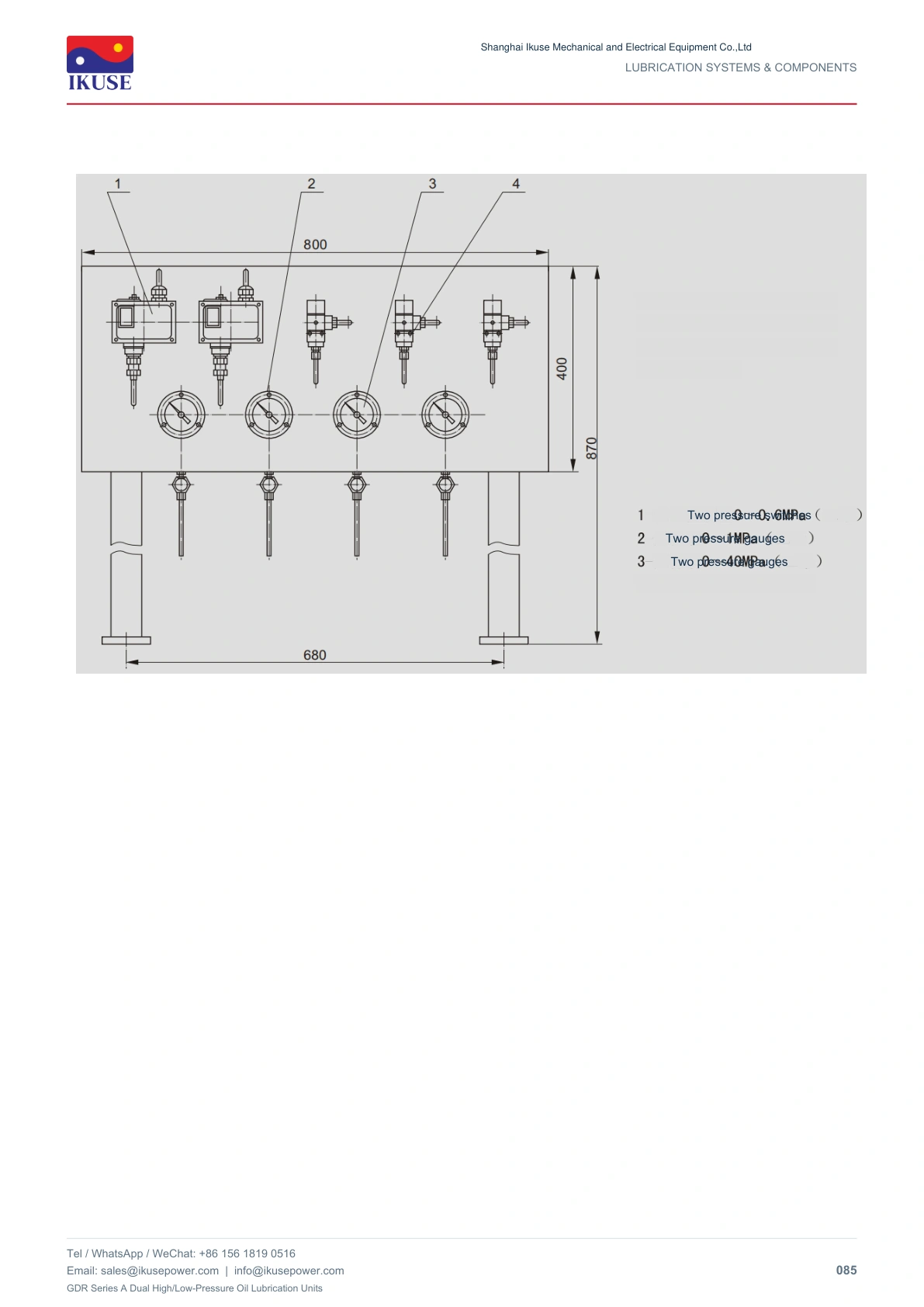 IKUSE GDR Series A Dual High/Low-Pressure Oil Lubrication Units image 8