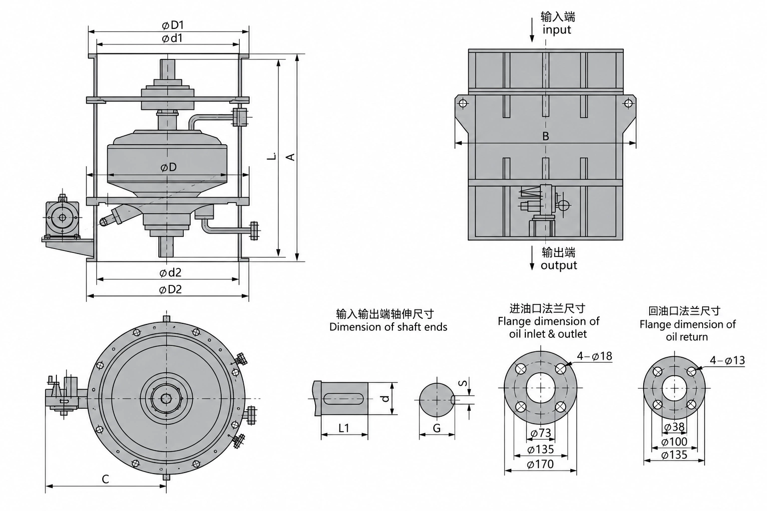 IKUSE YOTcf / YOTcL 分体式与立式调速型液力偶合器图6
