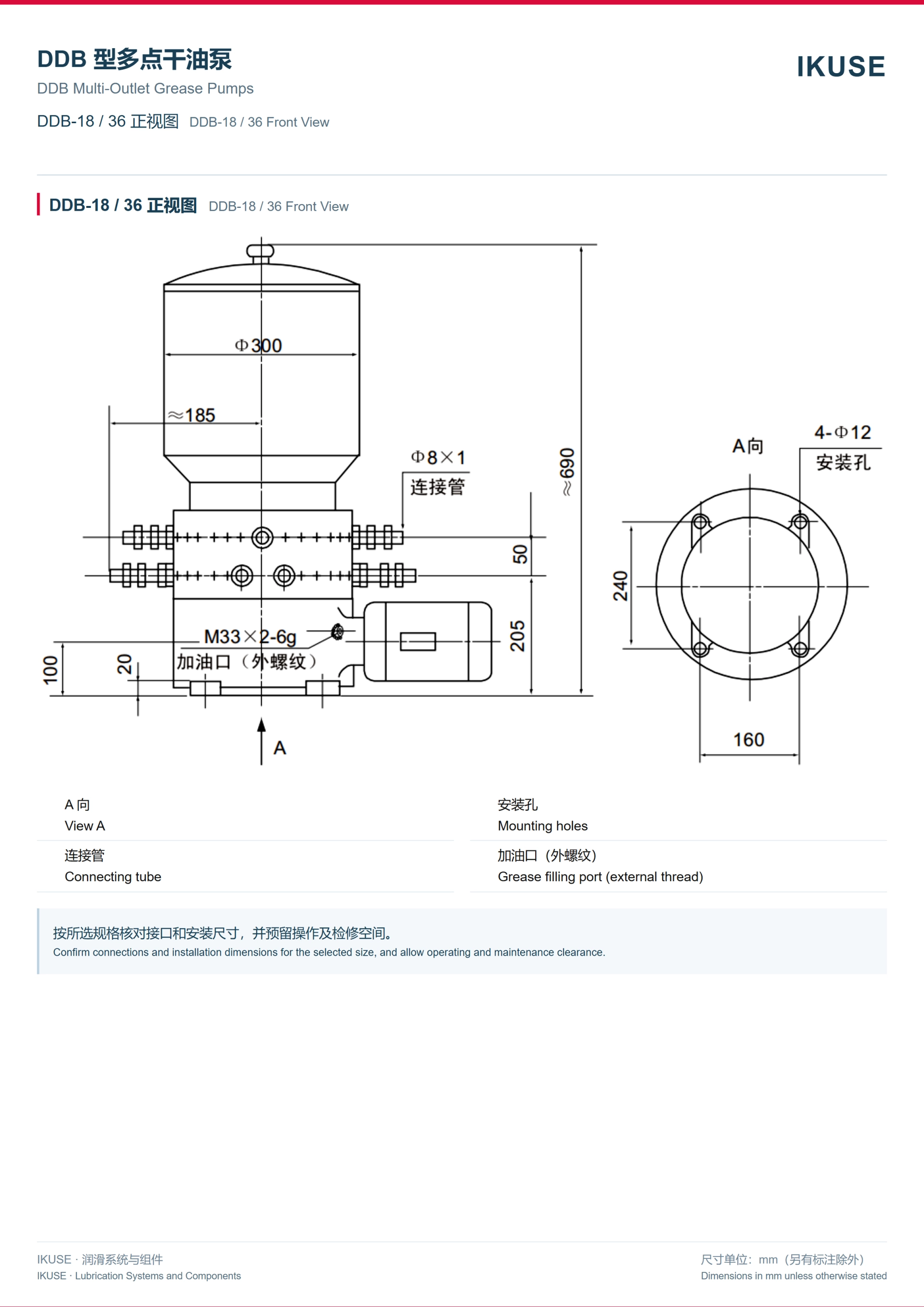 IKUSE DDB 型多点润滑脂泵图6