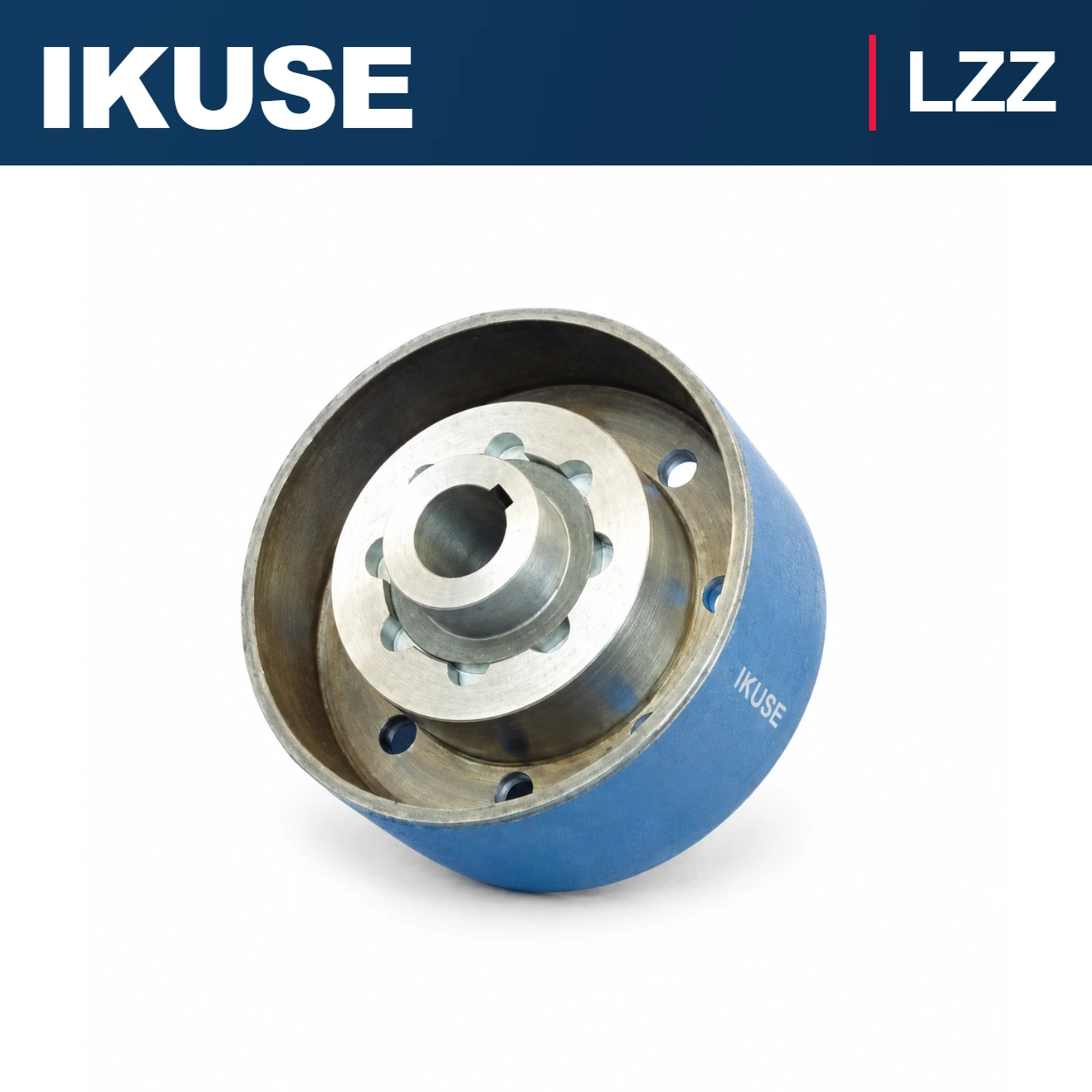 IKUSE Упругая пальцевая муфта LZZ с тормозным шкивом