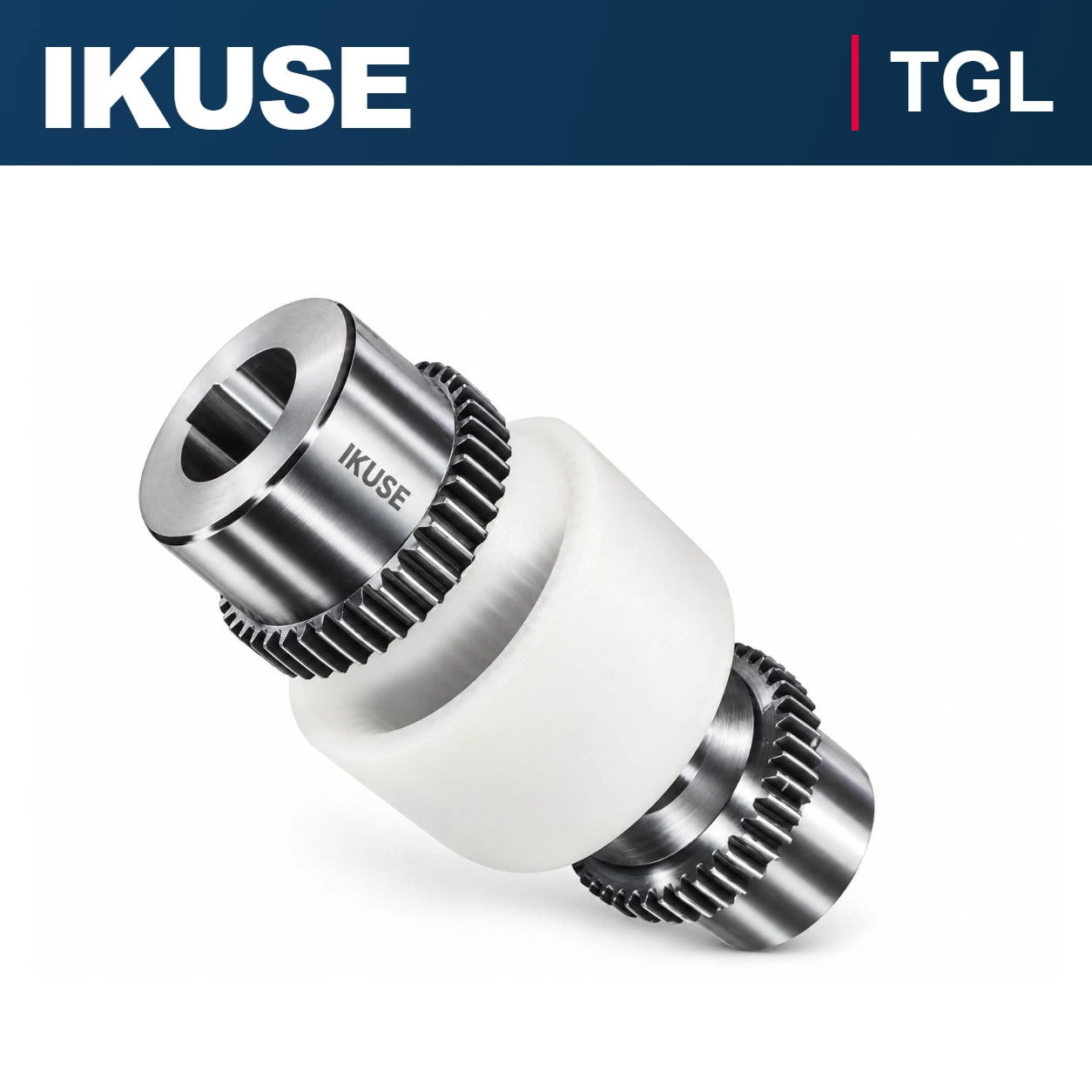 IKUSE Зубчатая муфта с бочкообразными зубьями и нейлоновым венцом TGL
