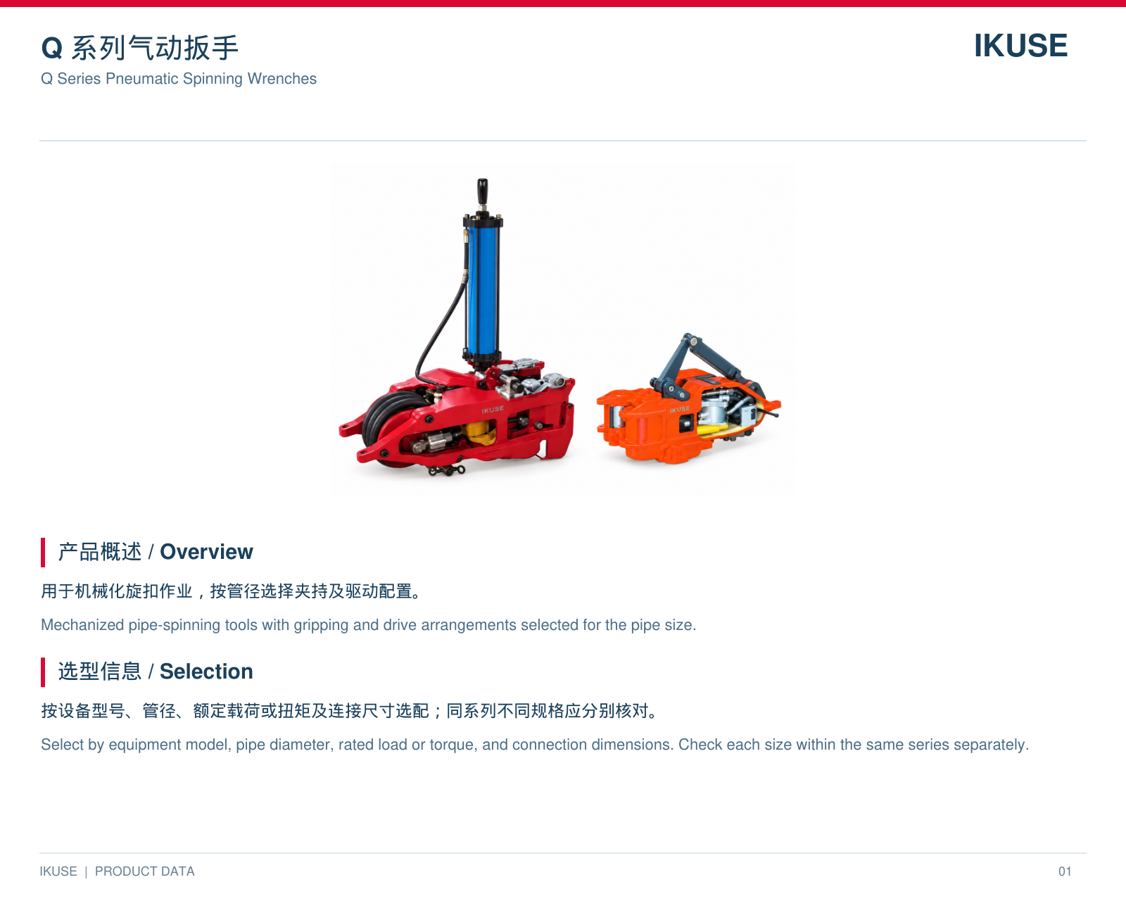 IKUSE Q 系列气动扳手图2