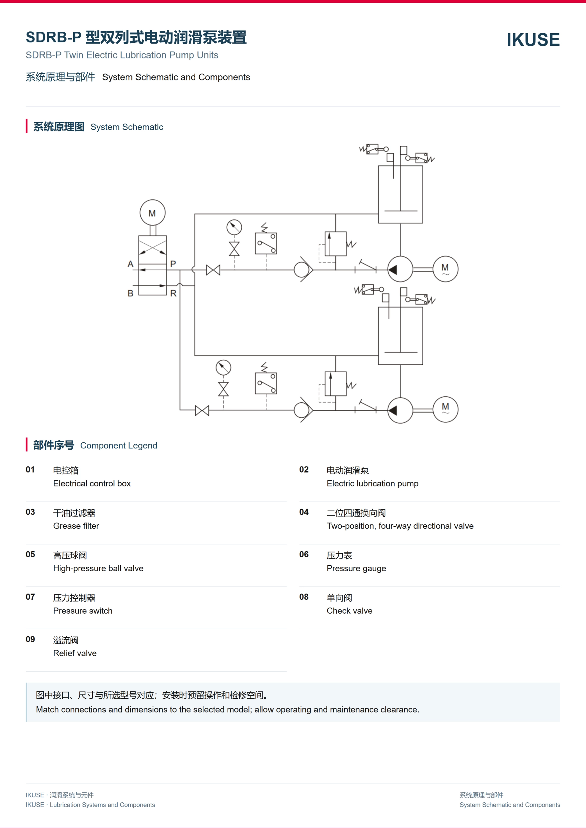 IKUSE SDRB-P 型双列式电动润滑泵装置图4