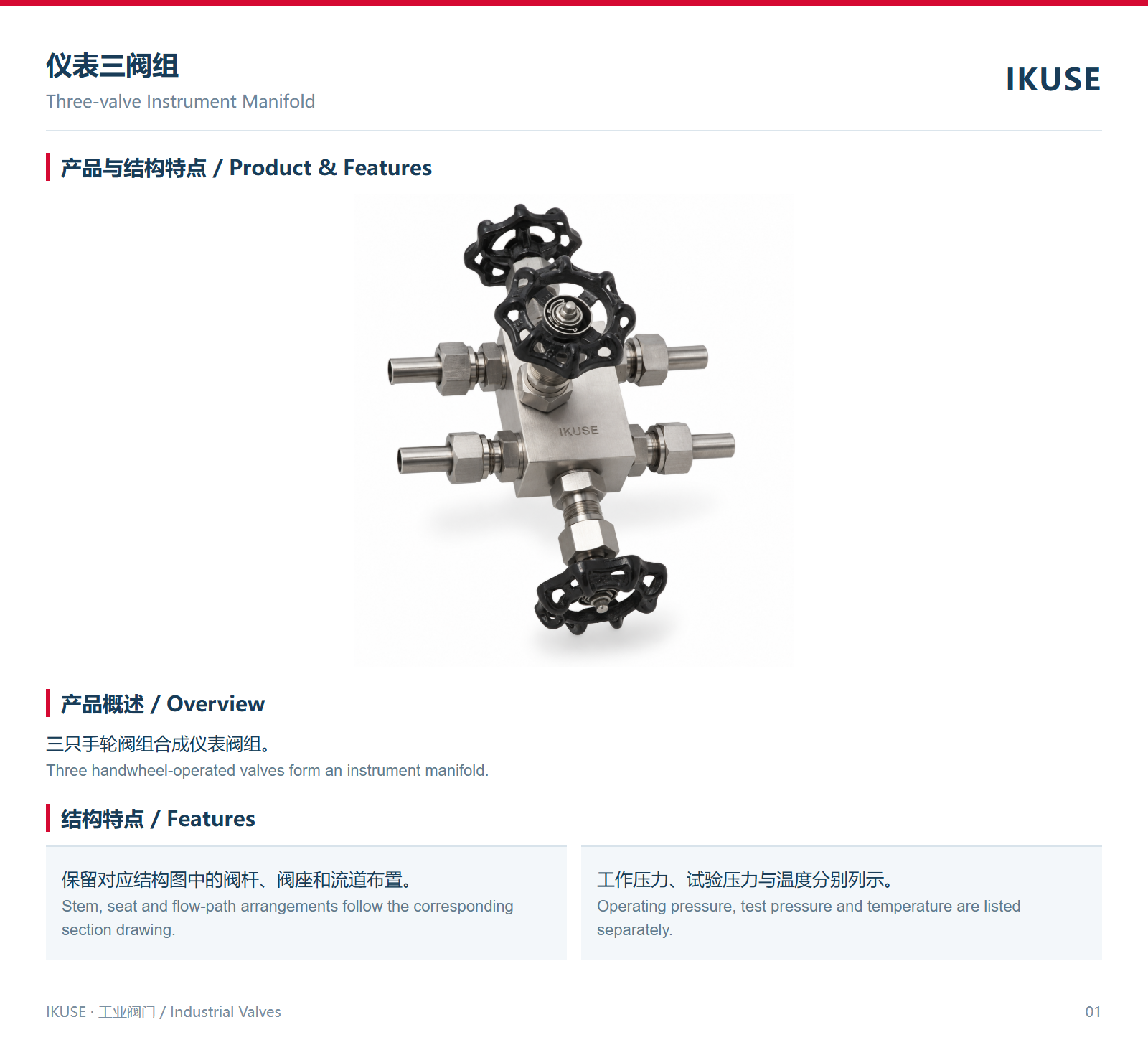 IKUSE 仪表三阀组图2