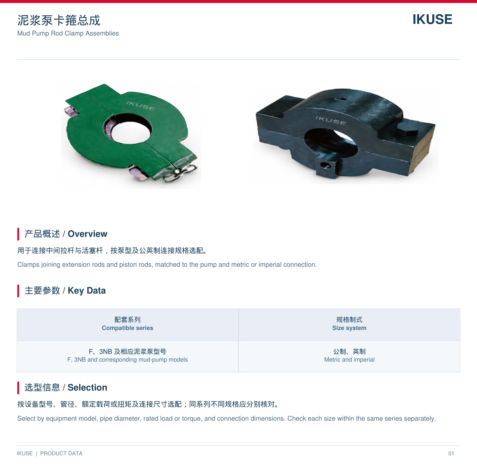 IKUSE 钻井泵卡箍总成图3
