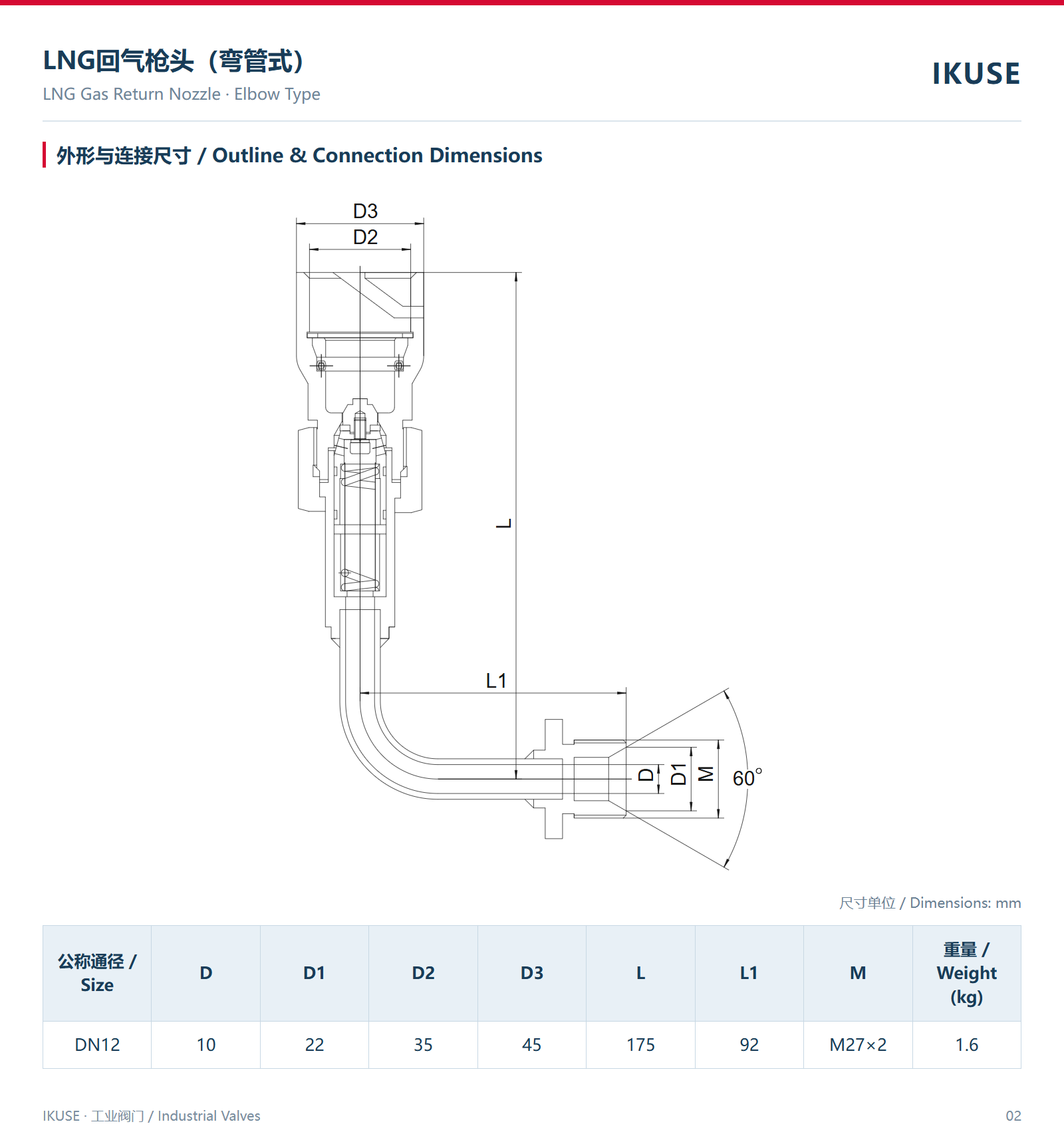 外形与连接尺寸