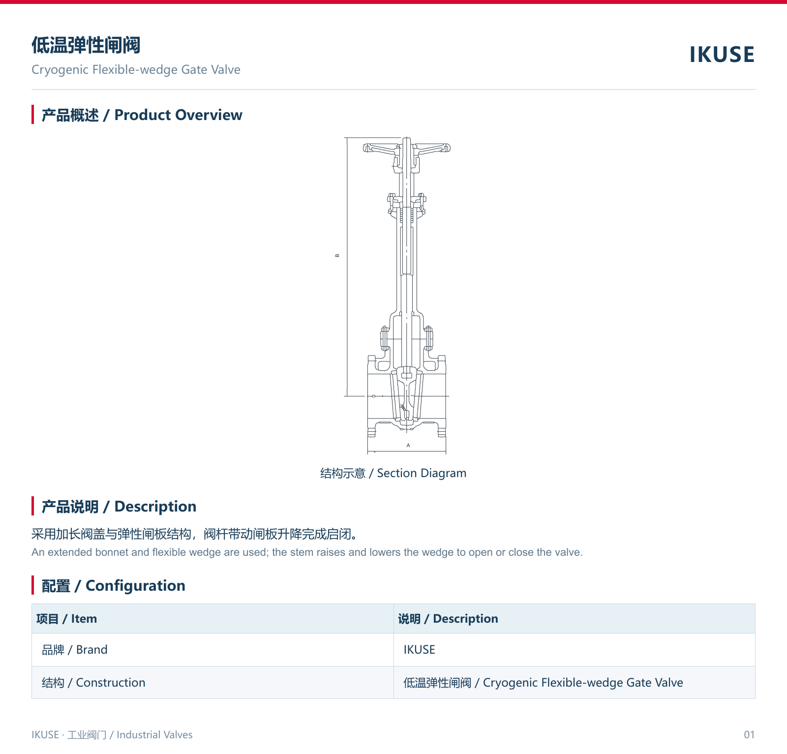 IKUSE 低温弹性闸阀图2