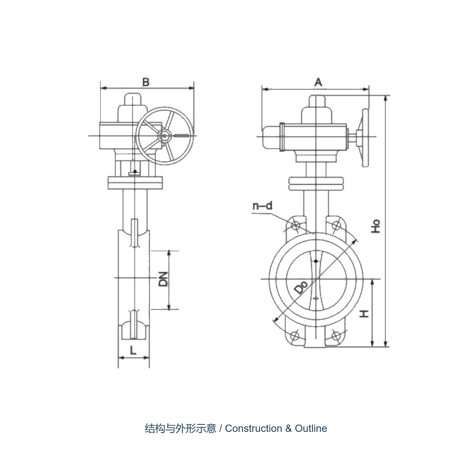 IKUSE 电动对夹式衬胶蝶阀