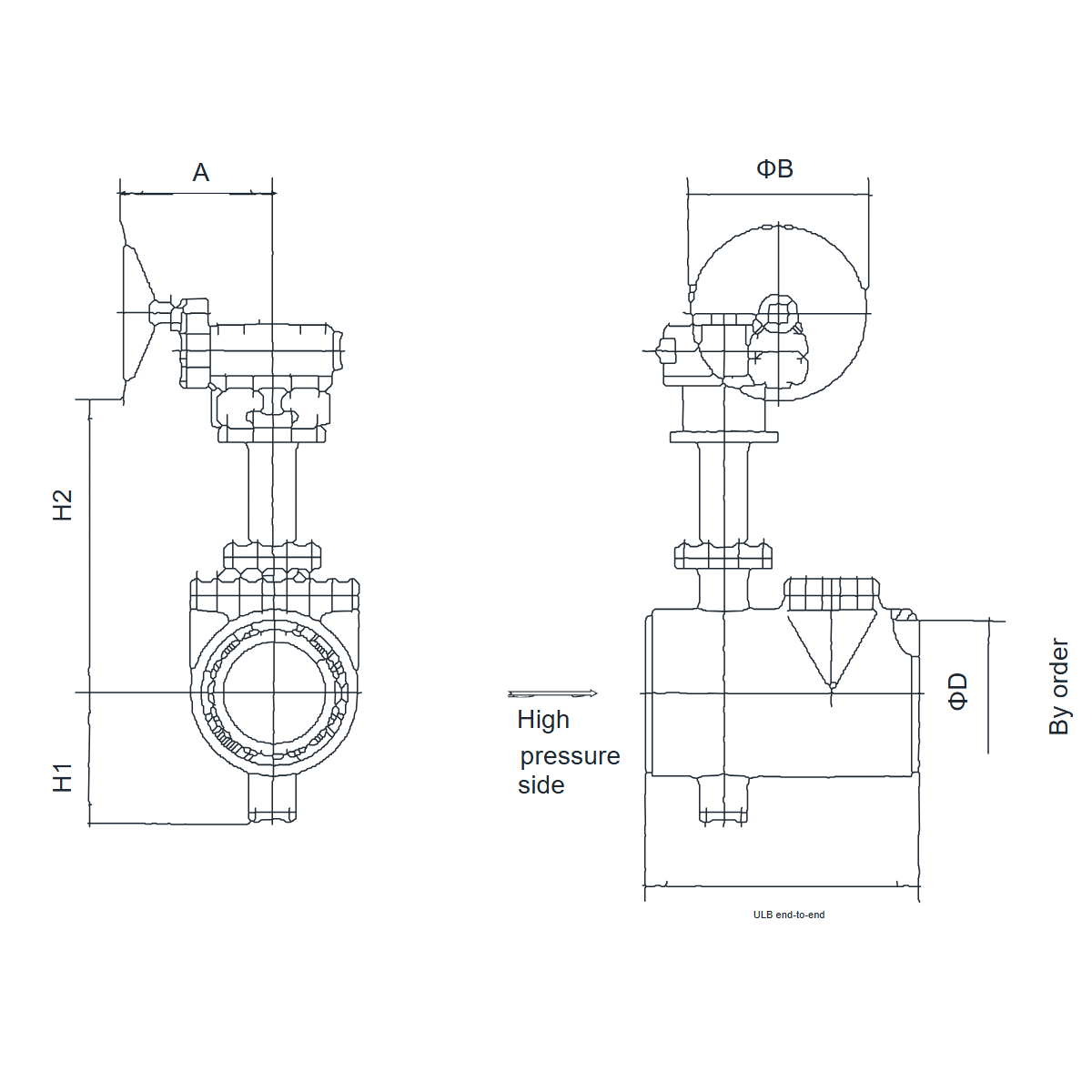 IKUSE Metal-seated Cryogenic Butterfly Valve