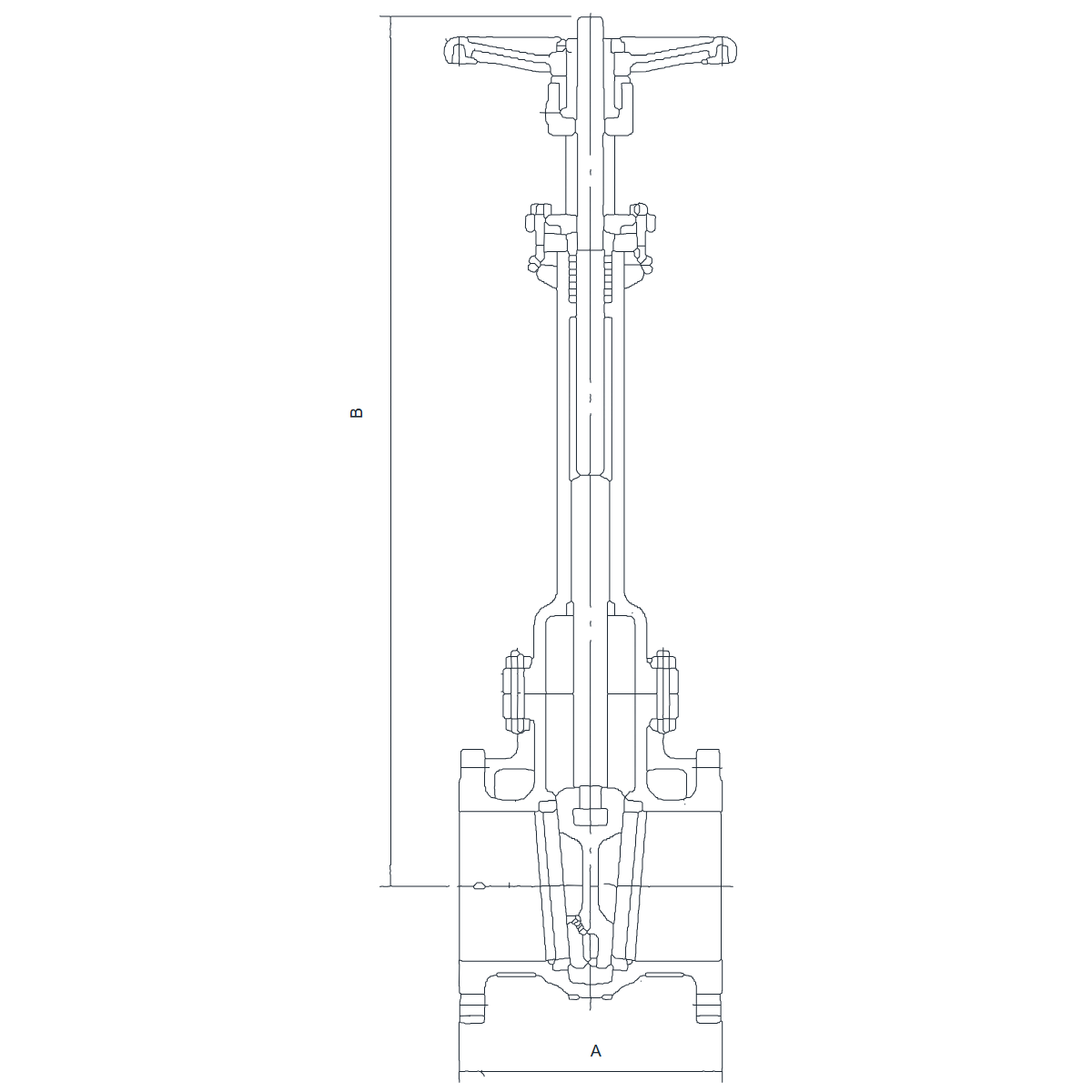 IKUSE Cryogenic Flexible-wedge Gate Valve