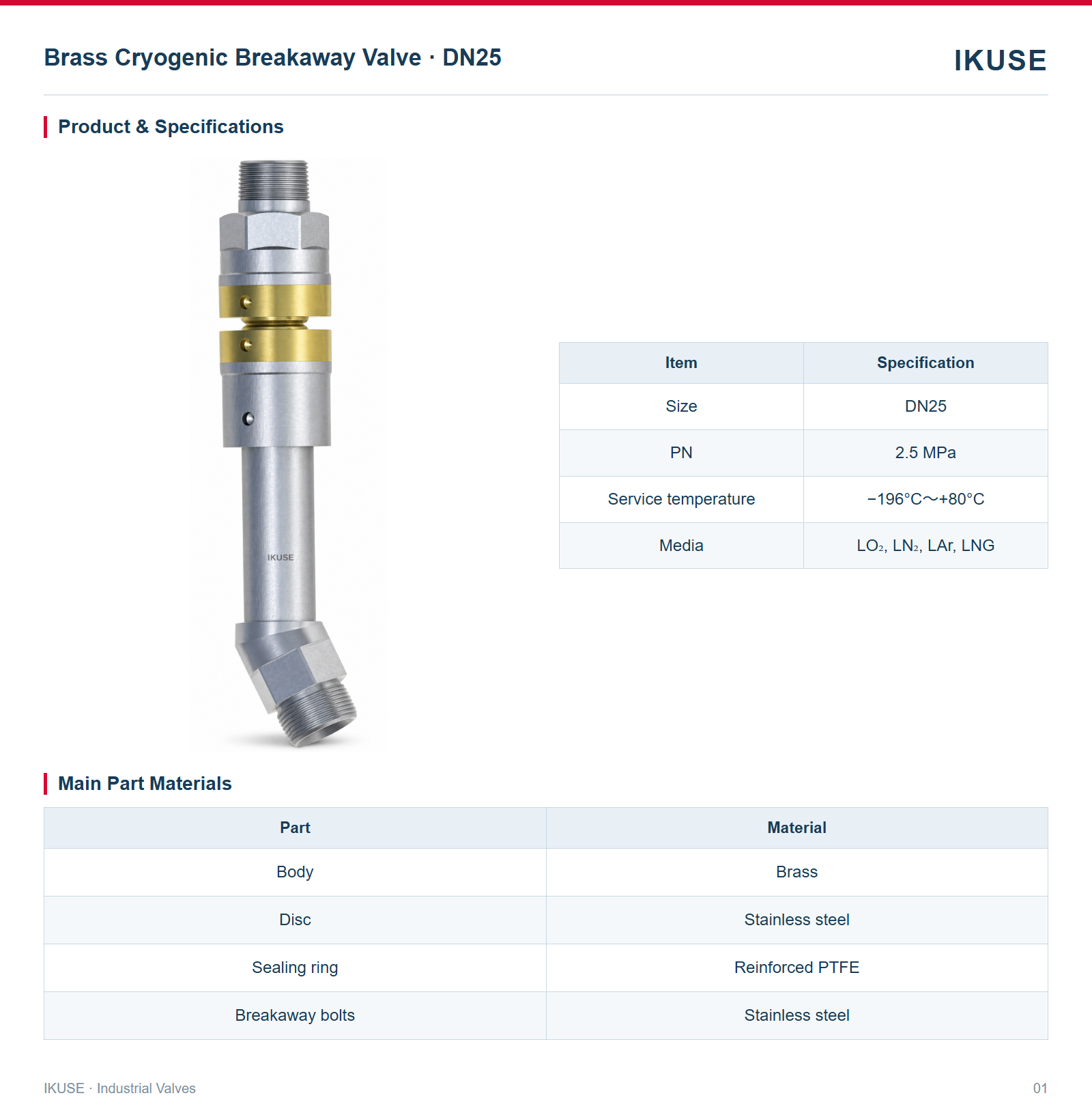 Product & Specifications