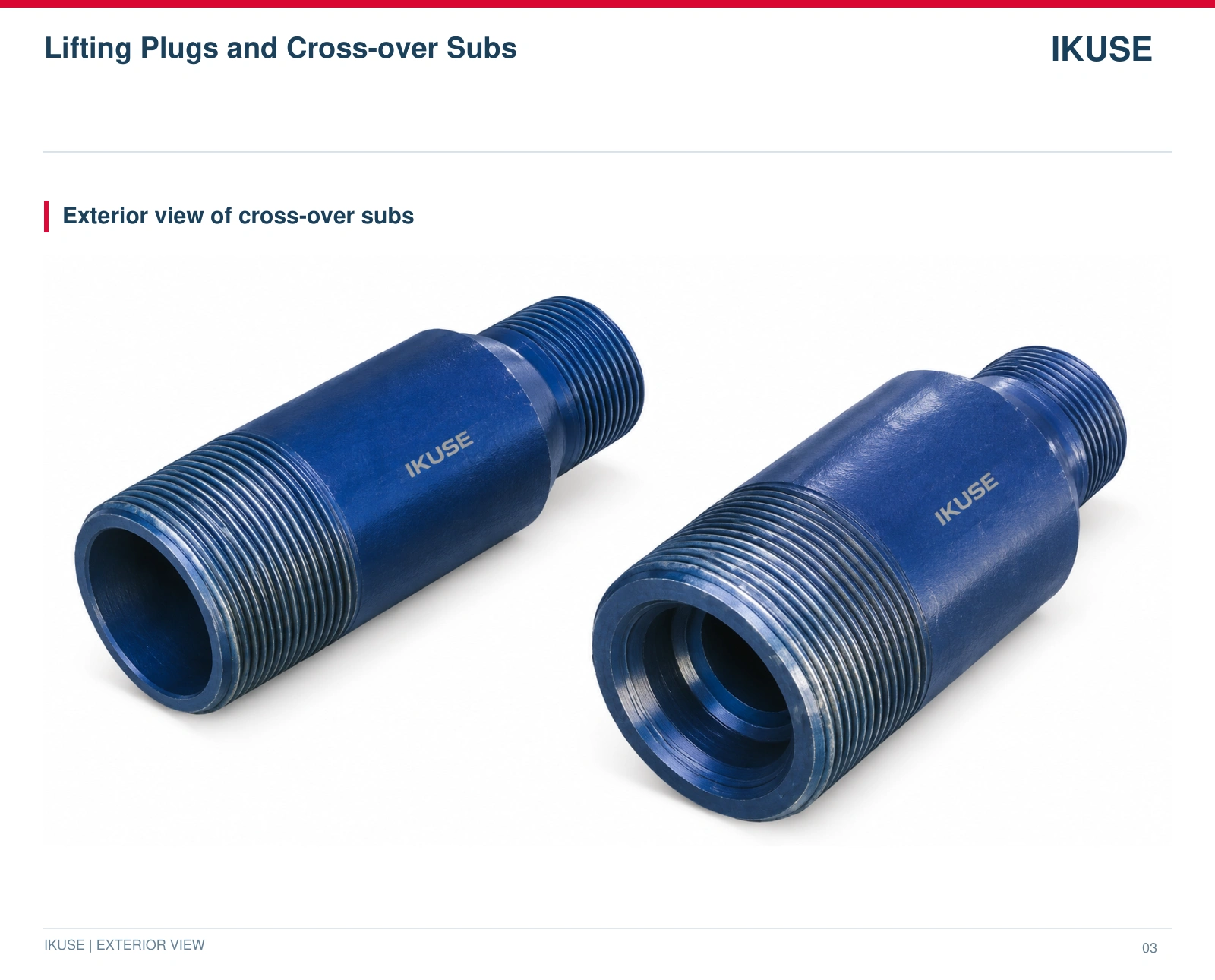 IKUSE Lifting Plugs and Cross-over Subs image 4