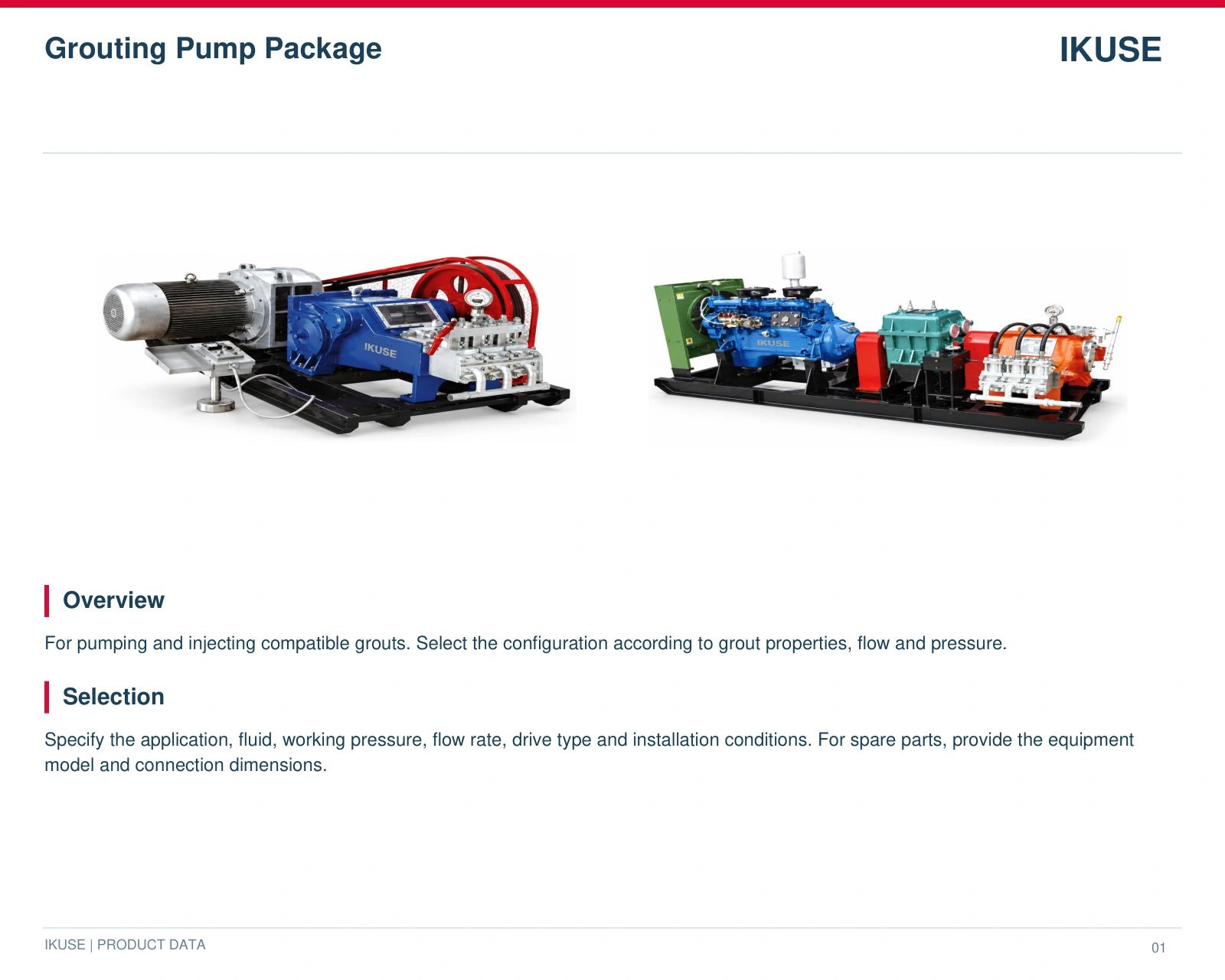 IKUSE Grouting Pump Package image 3
