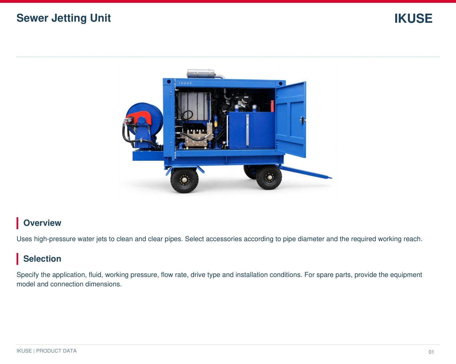 IKUSE Sewer Jetting Unit image 2