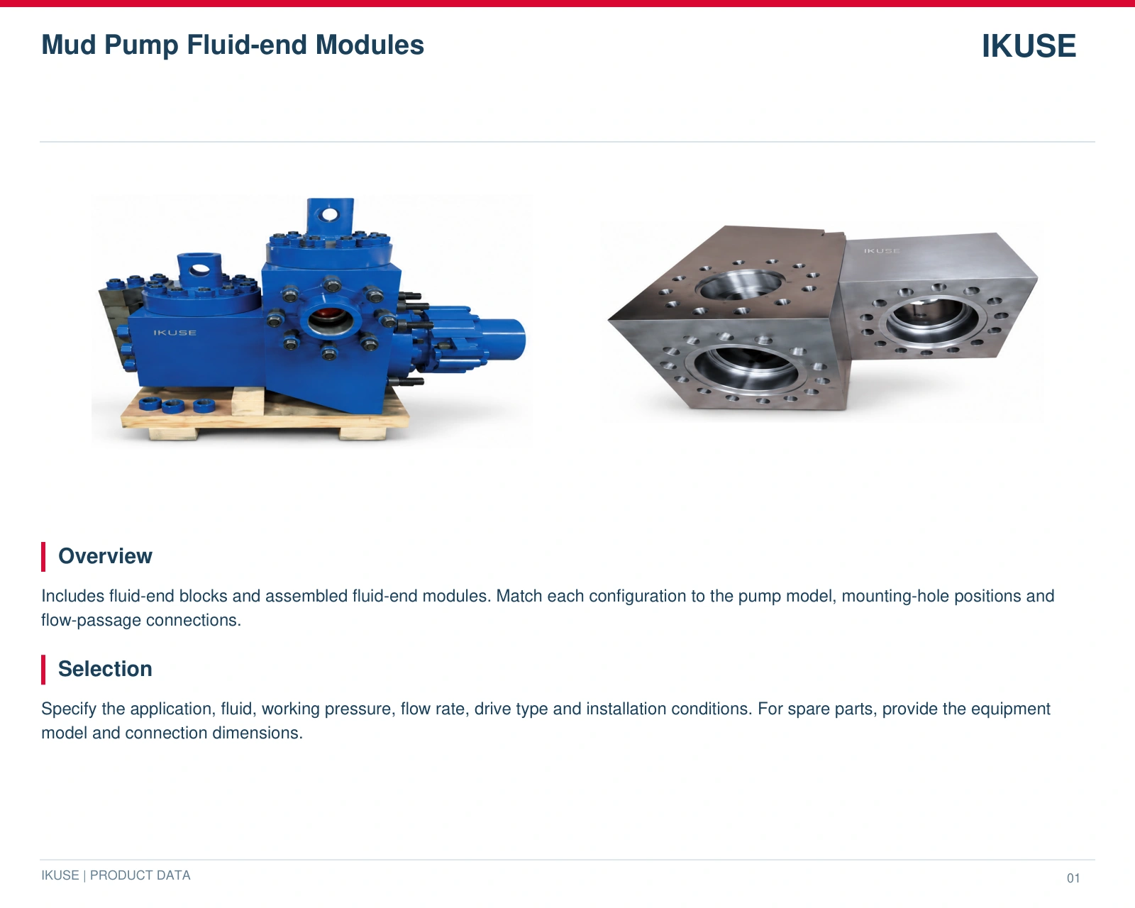 IKUSE Mud Pump Fluid-end Modules image 3