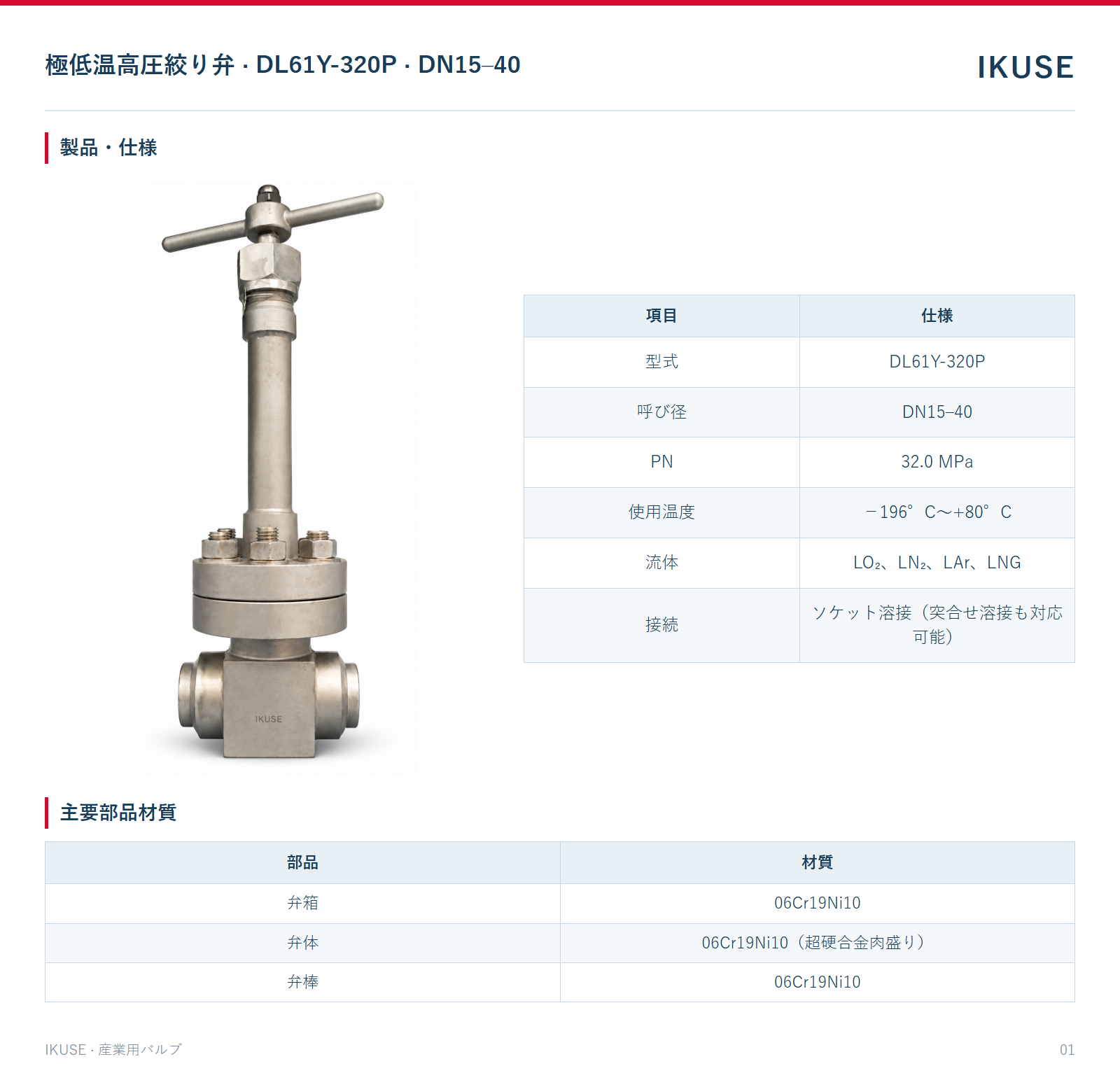 製品・仕様