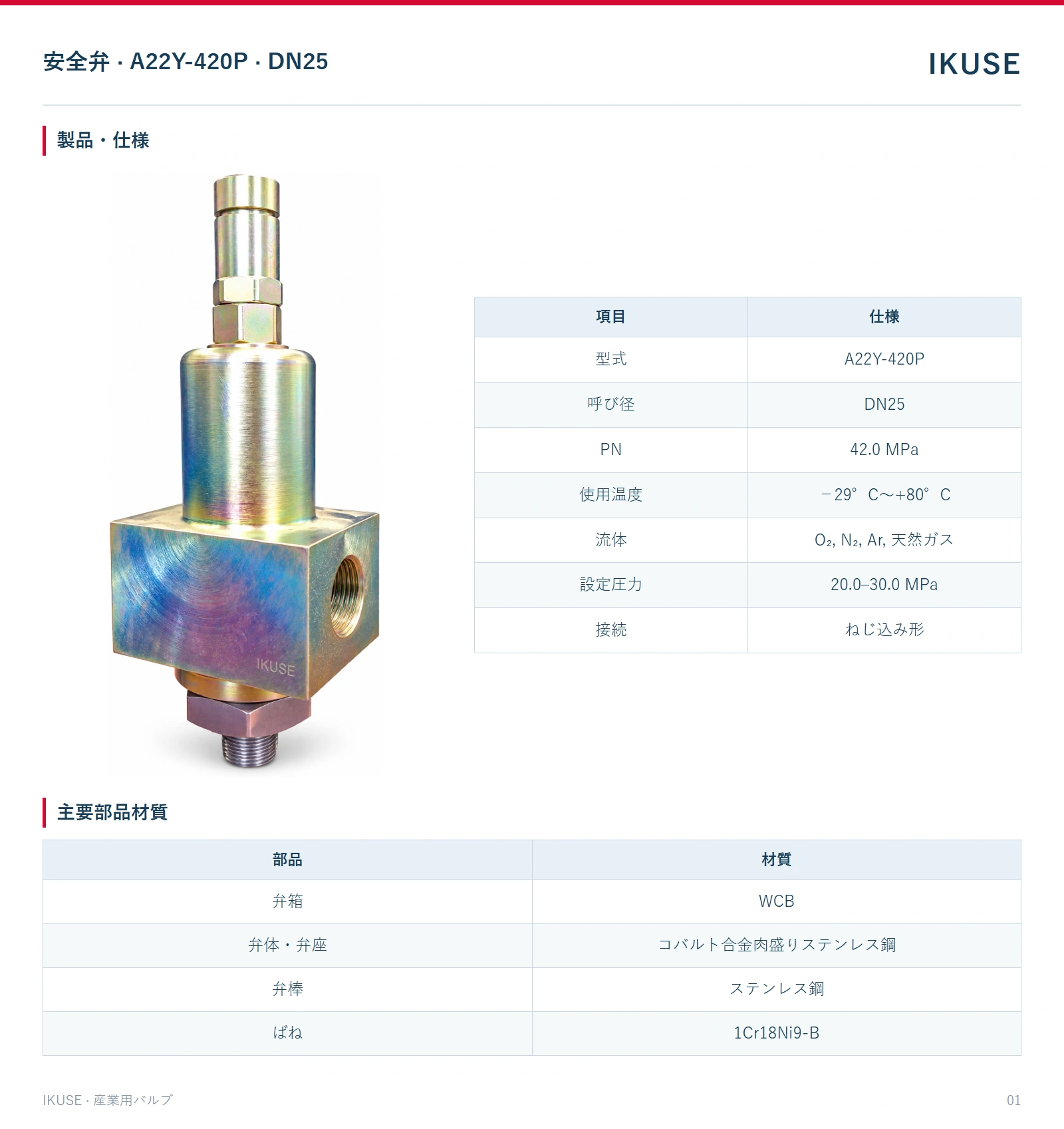 製品・仕様