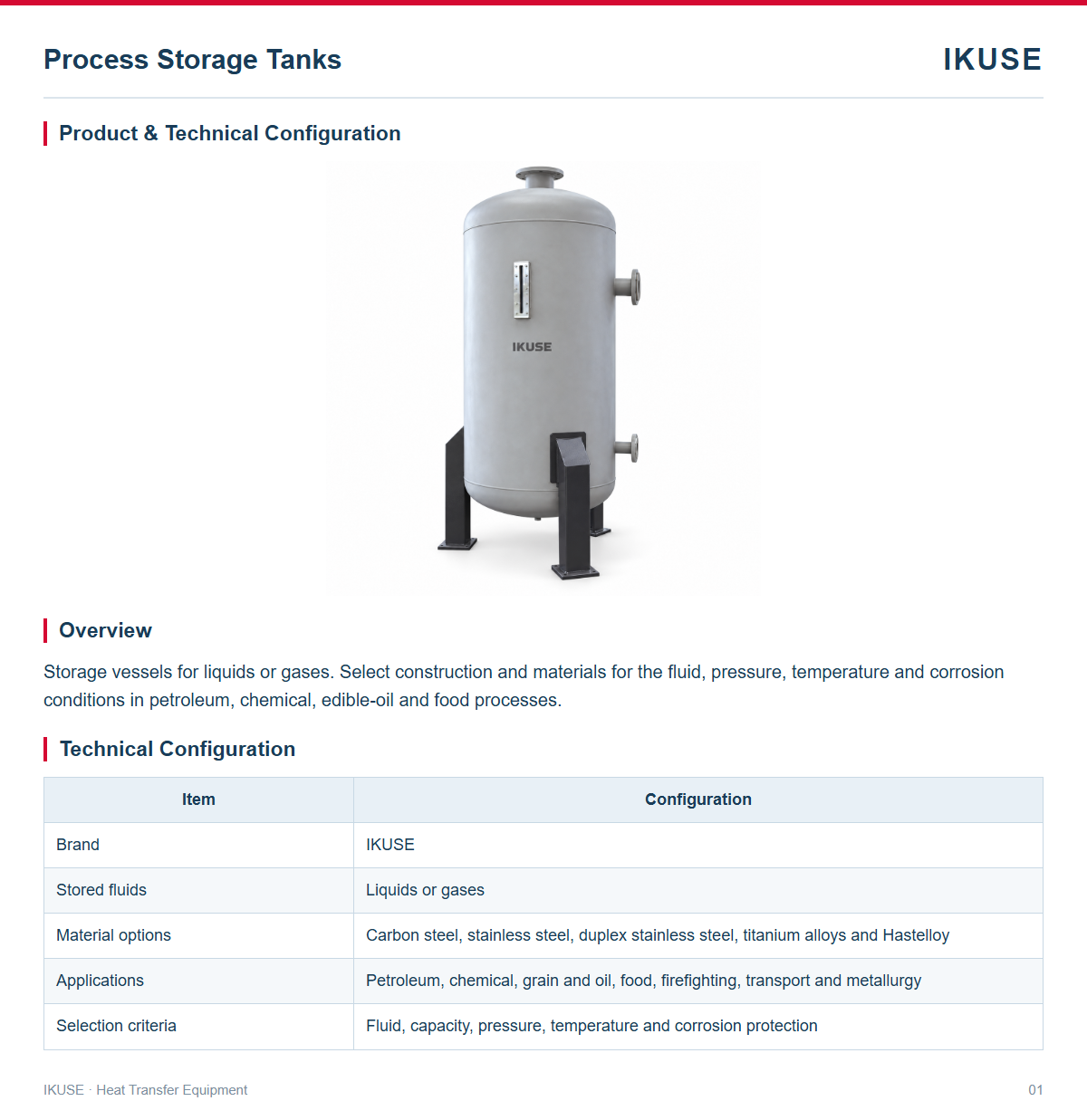 Technical data 1