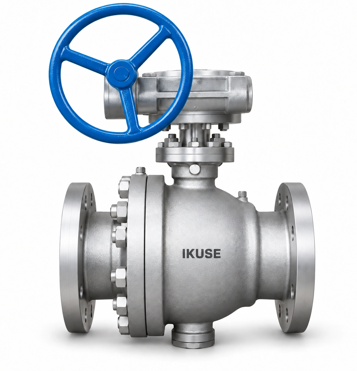 IKUSE Two-piece Cast Steel Trunnion Ball Valve