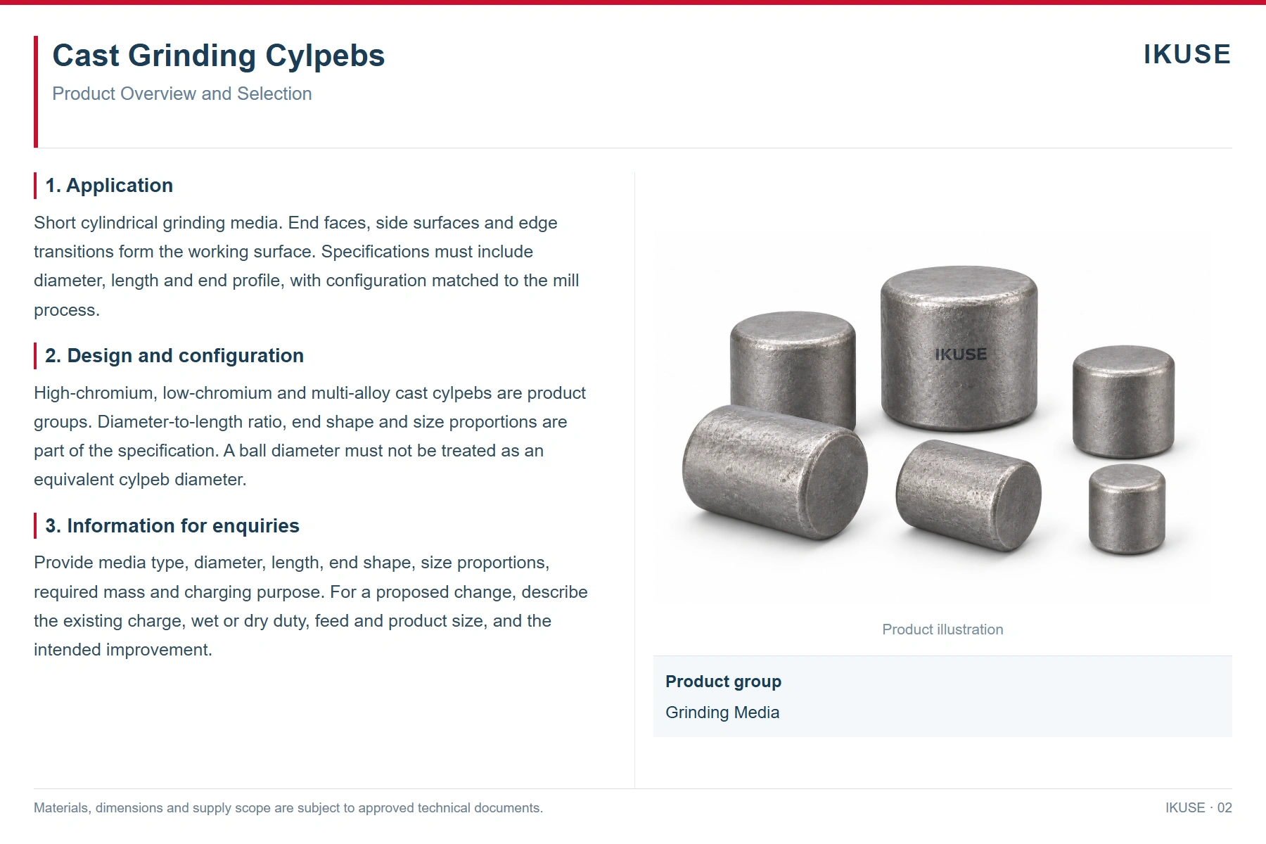IKUSE Cast Grinding Cylpebs image 2