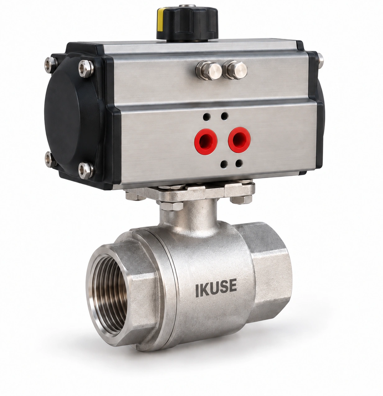 IKUSE Pneumatic Two-piece ISO 5211 Direct-mount Ball Valve
