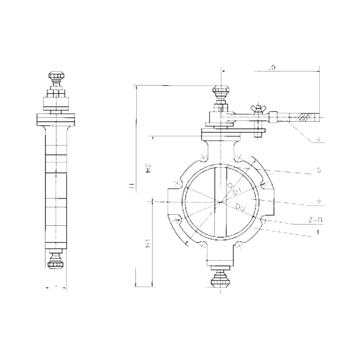 IKUSE High-temperature Control Butterfly Valve — Manual / Pneumatic / Electric