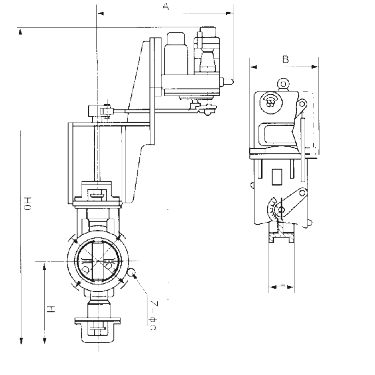 IKUSE 電動高温換気用バタフライバルブ