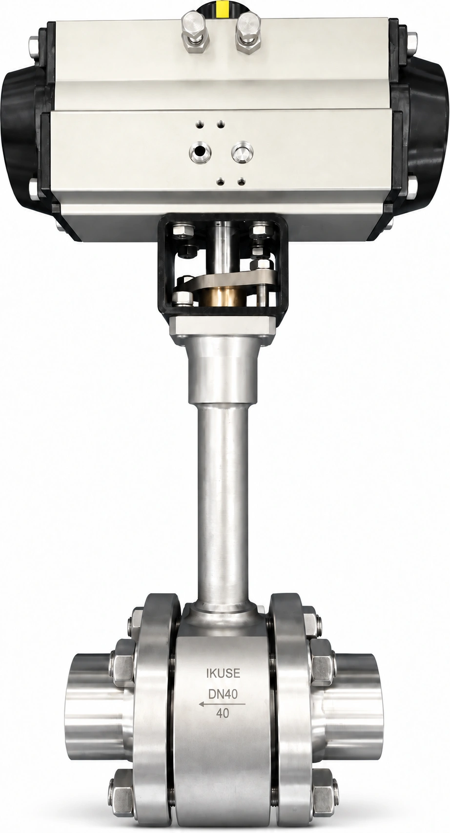 IKUSE Cryogenic Pneumatic Ball Valve · DQ661F-40P · DN15–100