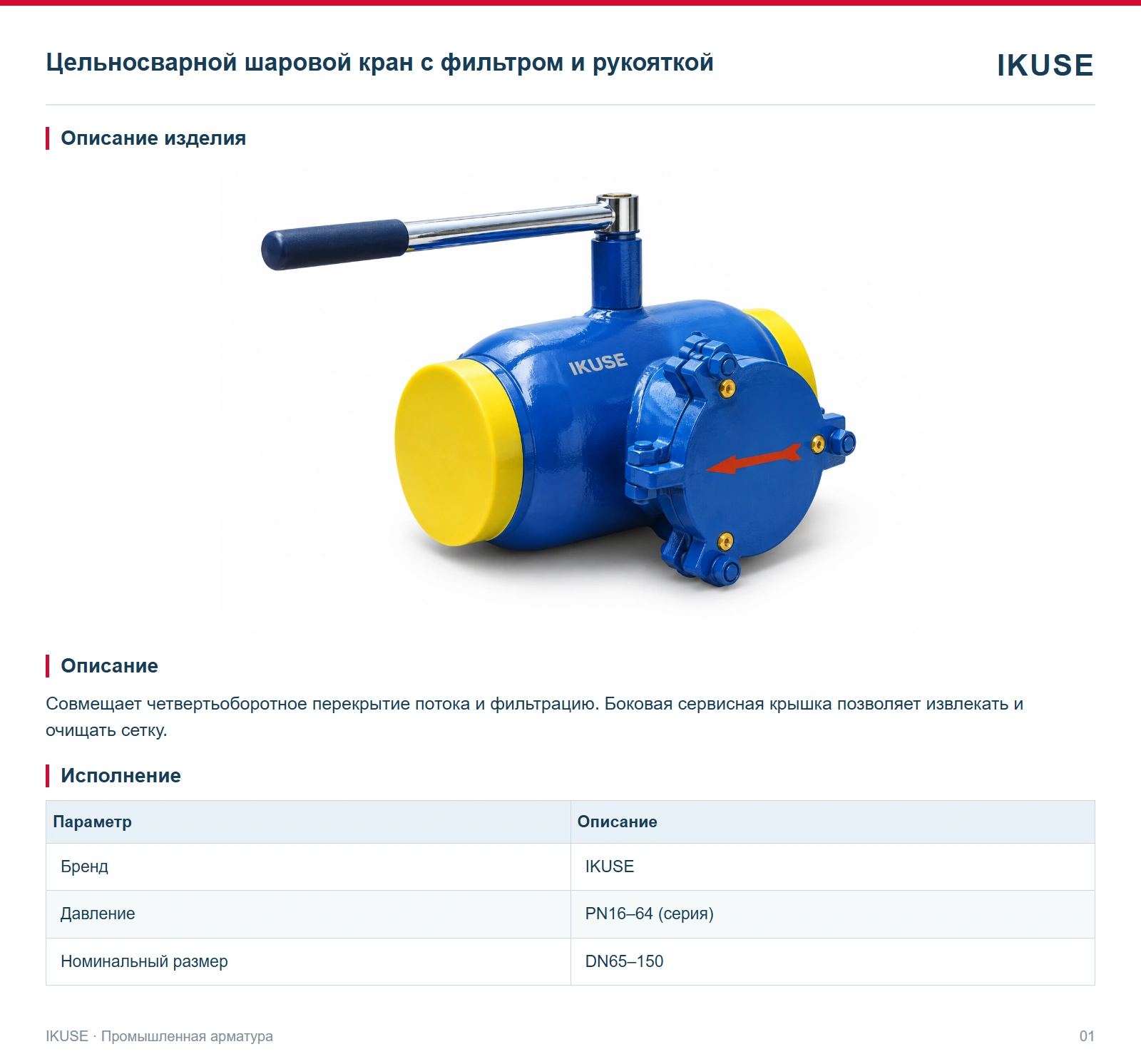Описание изделия