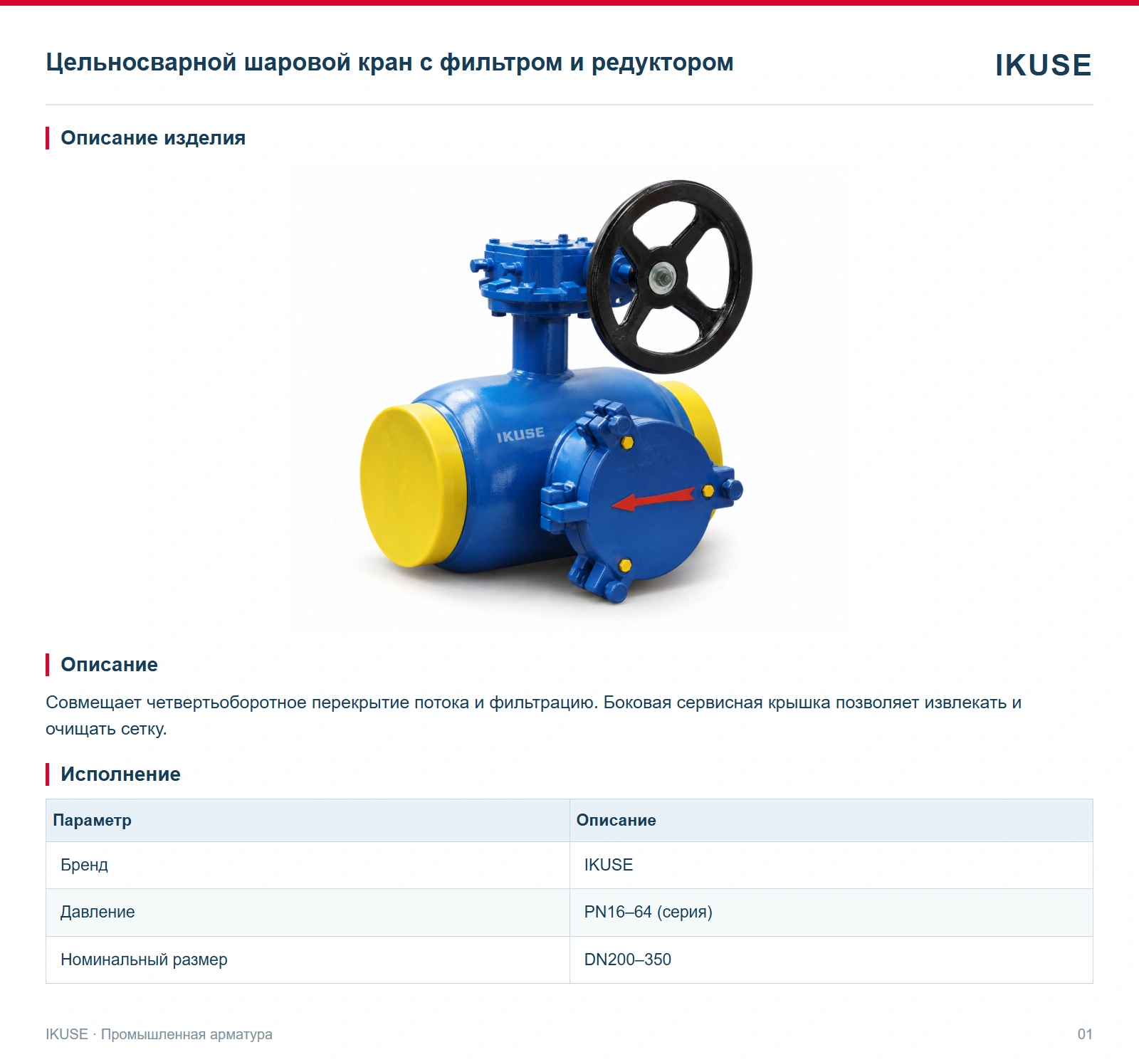 Описание изделия