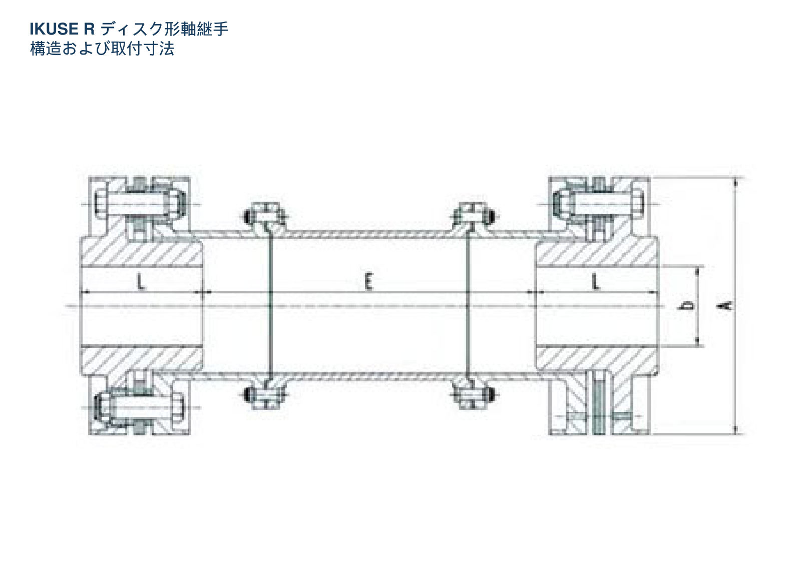IKUSE R ディスク形軸継手画像2