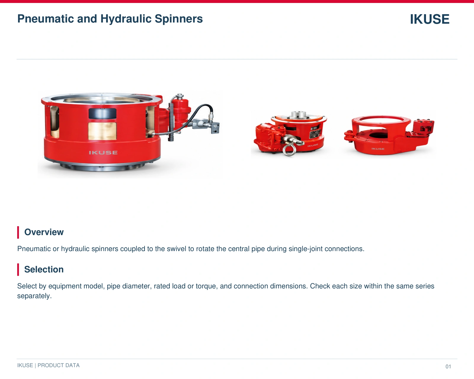 IKUSE Pneumatic and Hydraulic Spinners image 3