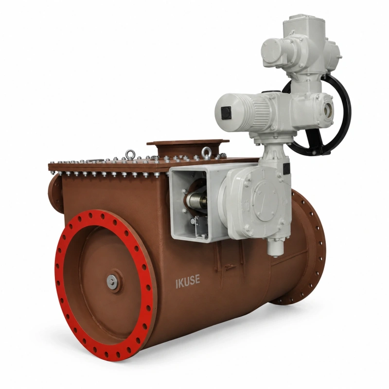 IKUSE Three-dimensional Coal-dust Butterfly Valve