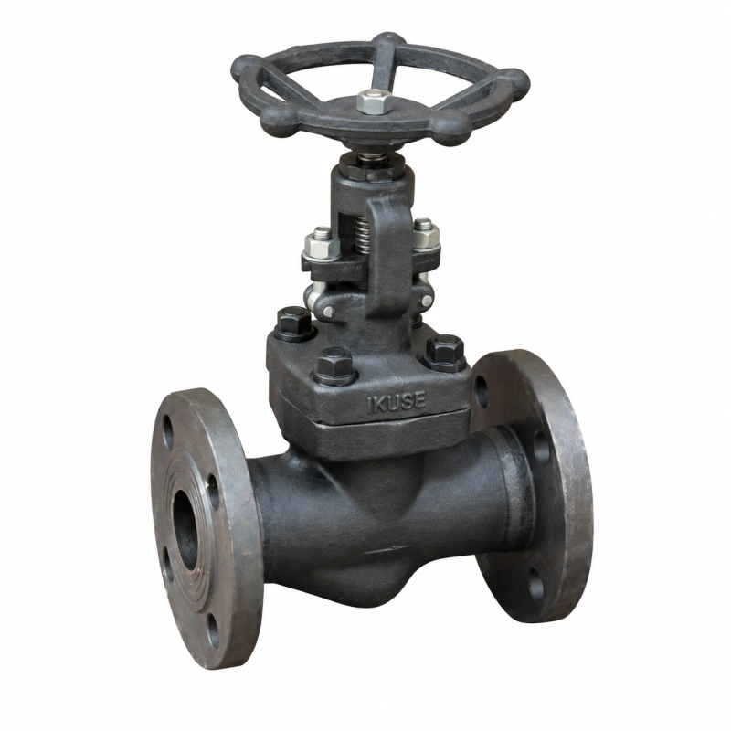 IKUSE Flanged Forged Steel Globe Valve · PN16–100