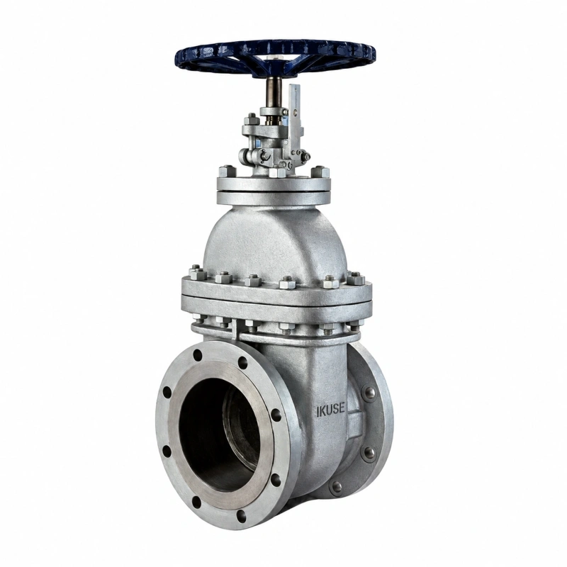 IKUSE Flanged Cast Steel Gate Valve · PN16–100
