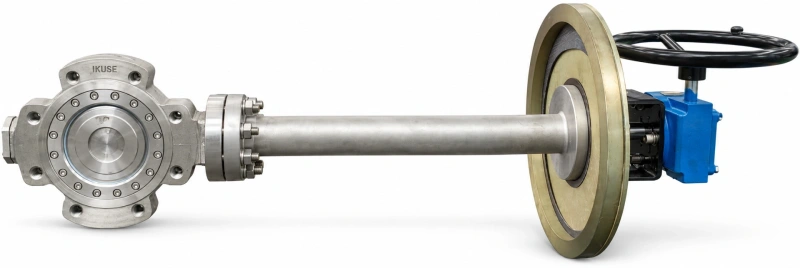IKUSE Cryogenic Manual Butterfly Valve · DD342F-20P